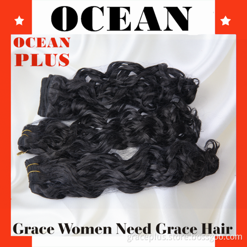 2015 fashion tangle free synthetic curly hair natural black factory price extension for sale